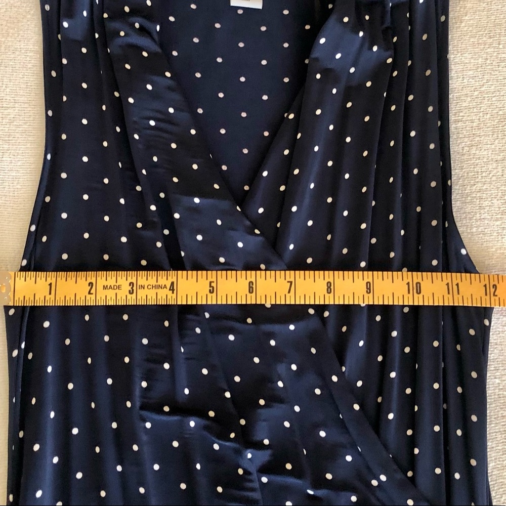H & M Navy & White Polka Dot Dress - Picture 4 of 8